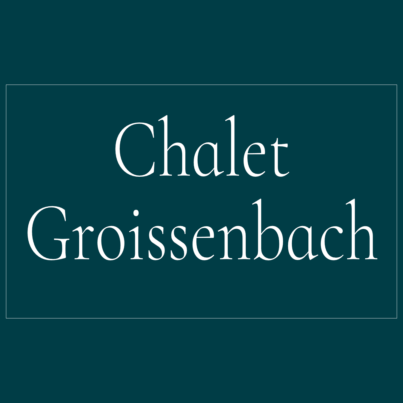 Logo Chalet Groissenbach